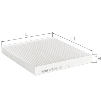 Фильтр салона Hyundai Grandeur 2,2Crdi/3,3L 05-11, Santa Fe 2,0-2,2Crdi/2,7L 06-09, Sonata 2,0-2,2Crdi/2,0-3,3L 05 Альфа ALPHA FILTER AF5142