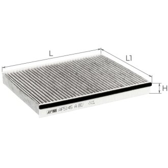 Фильтр салона (с акт углем) CITROEN Xsara Coupe/Picasso Альфа ALPHA FILTER AF5145A