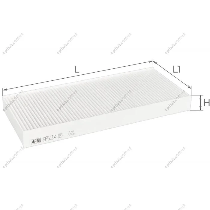 Фільтр салону Peugeot 807 2,0-3,0L 02-, Expert 1,6-2,0L/1,9D 96-07 / Citroen C8 2,0-3,0L 02-, Dispatch 1,6-2,0L/1,9D 96-07, Jumpy 1,6-2,0L/1,9D 96-07 / Fiat Scudo 1,6-2,0L/1,9D 98-07, Ulysse 2,0-3,0L ALPHA FILTER AF5154 (фото 1)