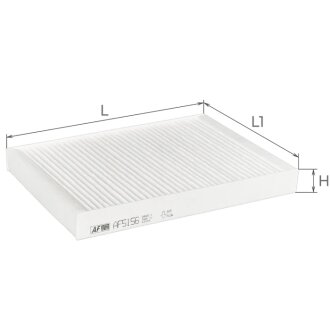 Фильтр салона Peugeot 407 1,6-3,0L 04- / Citroen C5 1,6-3,0L 08-, C6 2,2-3,0L 05- Альфа ALPHA FILTER AF5156