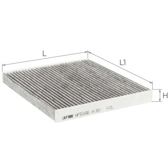 Фільтр салону (з акт вугіллям) OPEL Meriva A; VAUXHALL Meriva A Альфа ALPHA FILTER AF5166A