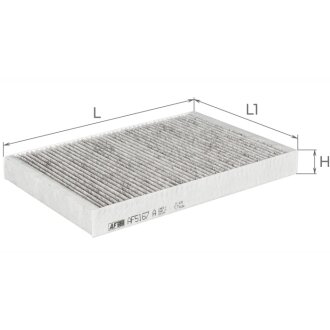 Фильтр салона (с акт углем) CHRYSLER 300C Альфа ALPHA FILTER AF5167a