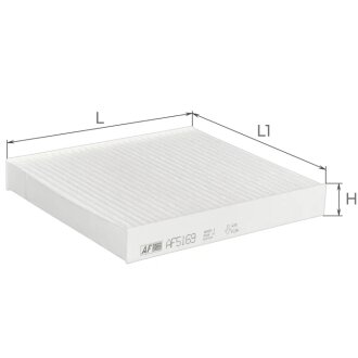 Фильтр салона Suzuki S-Cross 1,6L 13-, SX4 S-Cross 1,0-1,4L 16-, Vitara 1,0-1,6L 15- Альфа ALPHA FILTER AF5169