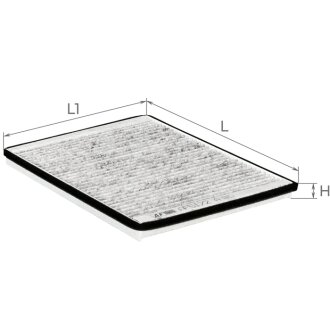 Фильтр салона (с акт углем) FORD Maverick I; NISSAN Primera II, Terrano II Альфа ALPHA FILTER AF5172A
