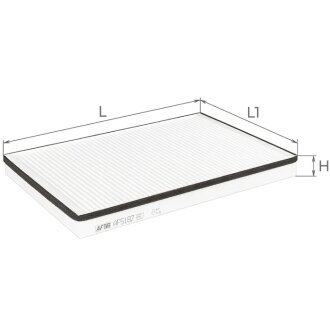 Фильтр салона ALPHA FILTER AF5187