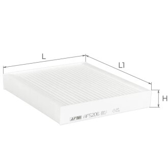 Фильтр салона Mitsubishi Colt 1,1-1,5L 04-/ Smart Forfour 1,1-1,5L/1,5Cdi 03-06 Альфа ALPHA FILTER AF5206