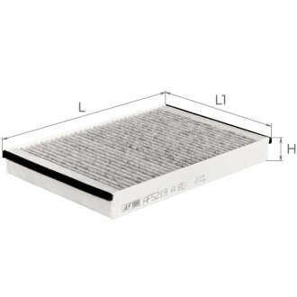 Фильтр салона (с акт углем) TESLA S Альфа ALPHA FILTER AF5219a