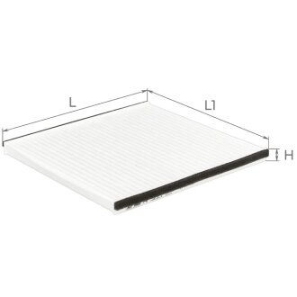 Фільтр салону GEELY MK2 10- ALPHA FILTER AF5221