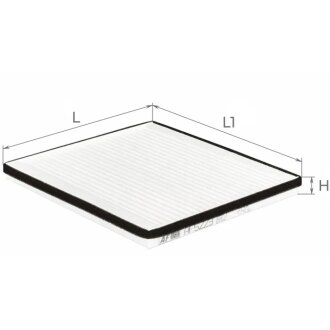 Фильтр салона ALPHA FILTER AF5223