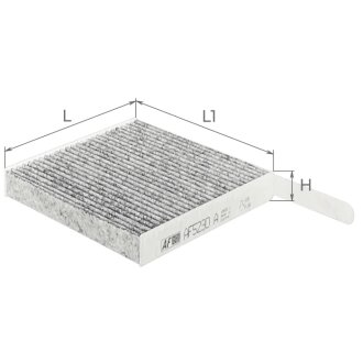 Фильтр салона DACIA Duster I, Sandero, Logan/ RENAULT Duster I, Sandero, Twingo II, Wind, Modus, Clio III Альфа ALPHA FILTER AF5230A