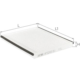 Фільтр салону ALPHA FILTER AF5243