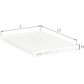 Фильтр салона ALPHA FILTER AF5262