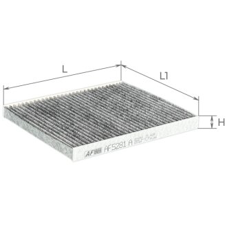 Фильтр салона SUZUKI JIMNY I 98- угольный (выр-во) ALPHA FILTER AF5281A