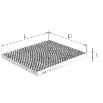 Фільтр салону NISSAN ALTIMA 13-, MURANO 15- вугільний ALPHA FILTER AF5295A