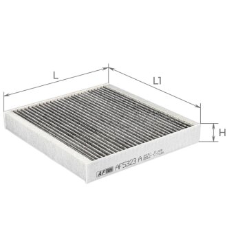 ЕФ повітряний салону (HYUNDAI Genesis, Elantra VII, Santa Fe IV; KIA Sportage V) ALPHA FILTER AF5323A