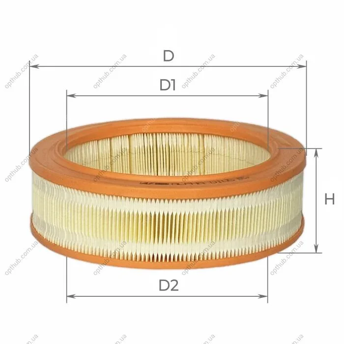 Фільтр повітряний 3302/2705/2217/2410/3102 Альфа ALPHA FILTER АЛЬФА0105 (фото 1)