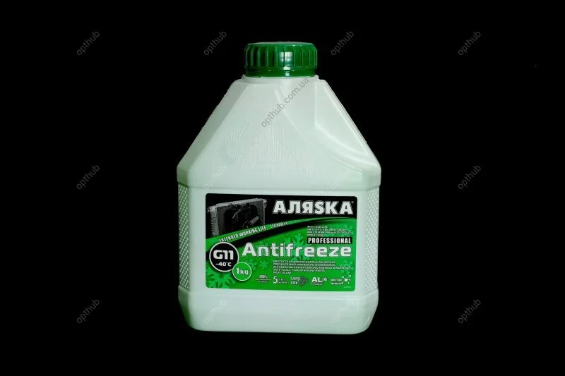 Антифриз Аляска ANTIFREEZE-40 (зеленый) Канистра 1л/0,98кг АЛЯSКА 5063 (фото 1)