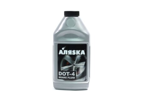 Рідина гальм. DOT4 (срібло) 390г АЛЯSКА 5437