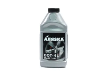Жидкость тормозов. DOT4 (серебро) 390г АЛЯSКА 5437