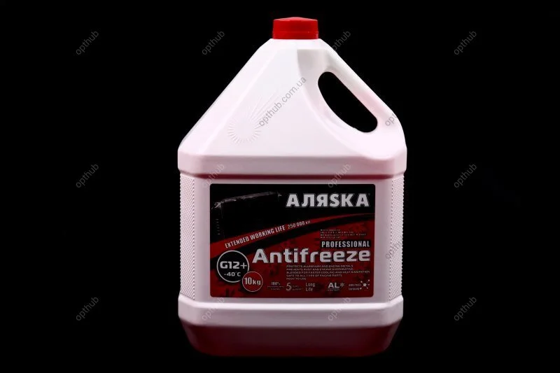 Антифриз Аляsка ANTIFREEZE-40 (красный) Канистра 10л/9,83кг АЛЯSКА 5528 (фото 1)