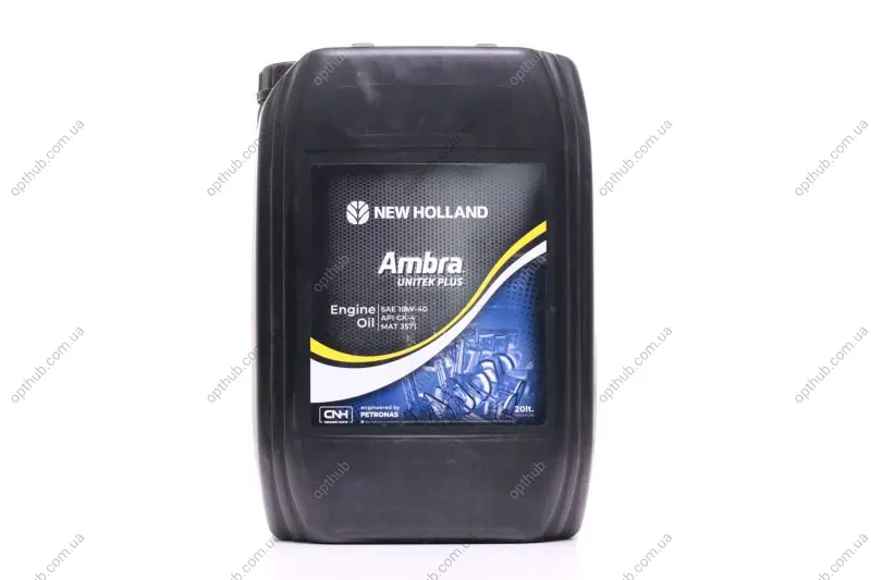 Масло моторне UNITEK PLUS 10W-40 (API CJ-4) каністра 20л (Petronas) AMBRA 74641RH1EU (фото 1)