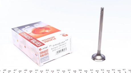 Клапан (випуск) Skoda Octavia/Superb/VW Golf/Passat 1.8 97-10 (29.9x6x103.9) (азотований) UA63 AMP PVWG122-A-0-N