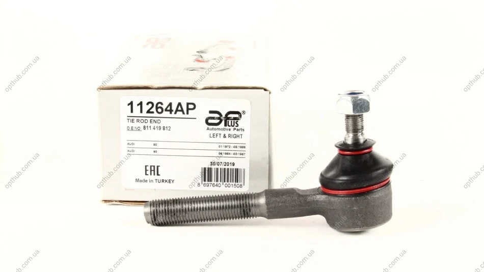 Наконечник рульової VW POLO (86C, 80), AUDI 80 (81, 85, B2) (M14x1.5) APPLUS APLUS 11264AP (фото 1)