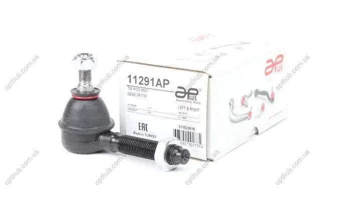 Наконечник рульової CITROEN BERLINGO,PEUGEOT PARTNER, 307 APPLUS APLUS 11291AP (фото 1)