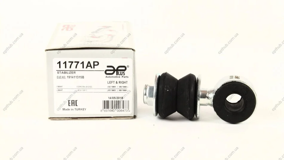 Стійка стабілізатора передня Seat Ibiza, Toledo (91-)/ VW Golf, Jetta, Passat (91-), Caddy (95-) APPLUS APLUS 11771AP (фото 1)
