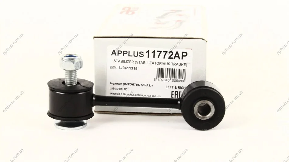 Стійка стабілізатора передня Audi A3, (98-)/Seat Leon, Toledo (99-)/Skoda Octavia (96-)/VW Golf, Jetta (98-) APPLUS APLUS 11772AP (фото 1)