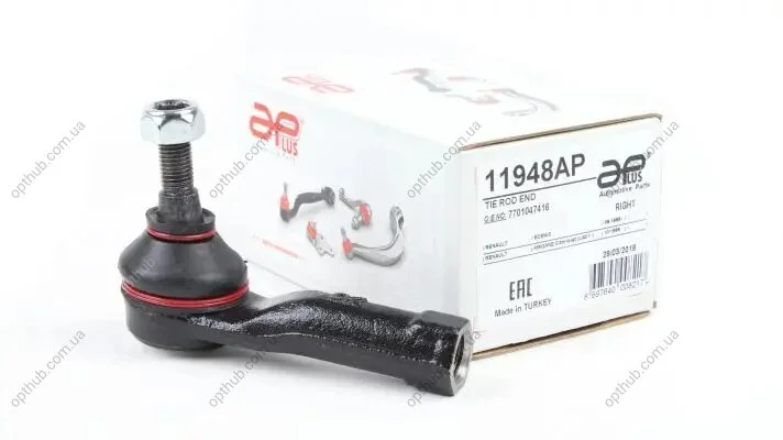 Наконечник рульової правий Nissan Micra (05-) / Renault Scenic, Kangoo, Megane, Clio (96-) APPLUS APLUS 11948AP (фото 1)