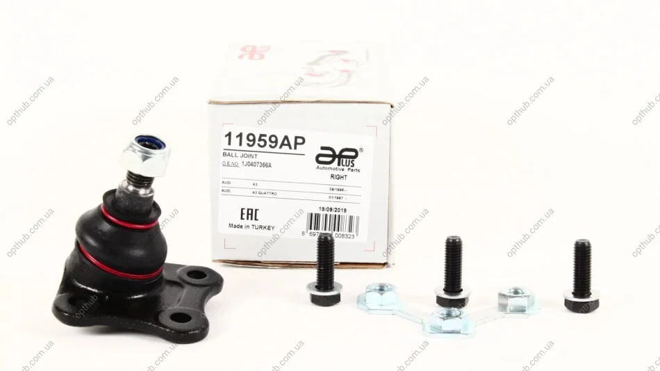 Опора кульова передні праві Audi A3 (98-) / Seat Leon (01-) / VW Golf, Jetta (99-) APPLUS APLUS 11959AP (фото 1)