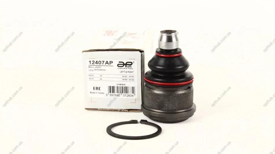 Опора шаровая перед Mazda 5 (06-), 626, MX-6 (87-) (замена для13713AP) APPLUS APLUS 12407AP (фото 1)
