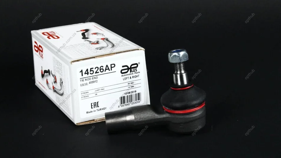 Наконечник рулевой Citroen C8, Jumpy/Peugeot 807,Expert/Fiat Ulisse APPLUS APLUS 14526AP (фото 1)