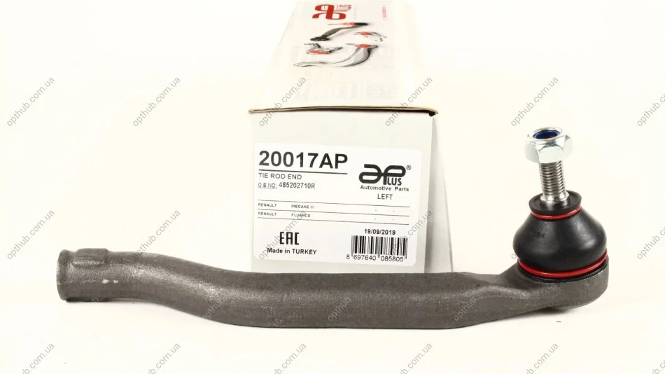 Наконечник рульової передній лівий Renault Megane III, Scenic III, Fluence (08-) APPLUS APLUS 20017AP (фото 1)