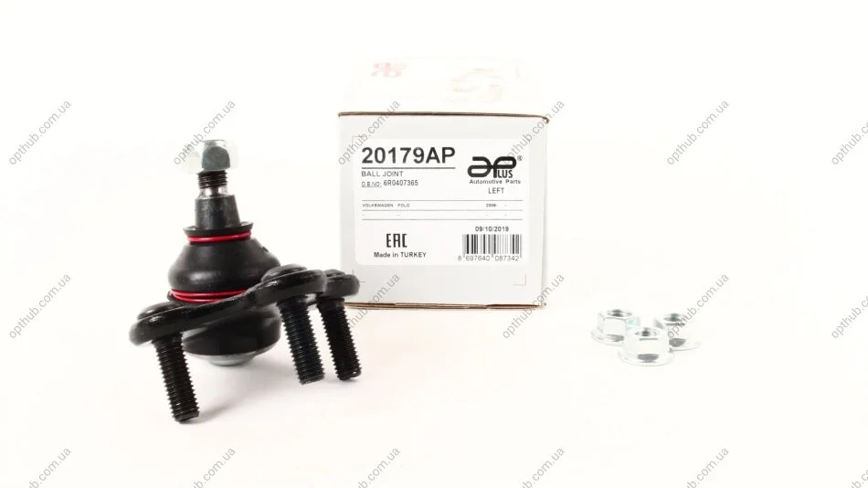 Опора кульова передня ліва Audi A1 (10-) / Seat Ibiza (08-) / VW Polo (09-) / Skoda Fabia (06-), Rapid (14-) APPLUS APLUS 20179AP (фото 1)