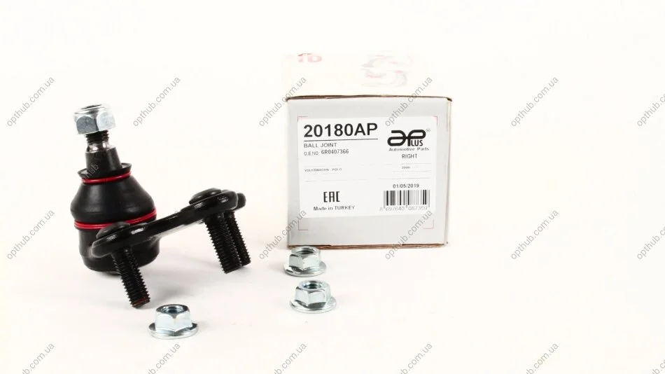 Опора кульова передня права AUDI A1, SEAT TOLEDO, IBIZA, TOLEDO IV, SKODA FABIA, ROOMSTER, VW POLO, VENTO APPLUS APLUS 20180AP (фото 1)