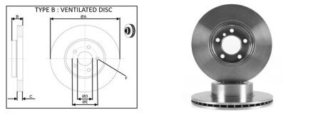 Диск гальмівний передній (кратно 2) BMW 3 (E90) (02/04-12/11) APPLUS APLUS 61359AP