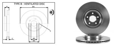 ДИСК ГАЛЬМIВНИЙ ПЕРЕДНIЙ ПРАВИЙ APLUS 61420AP