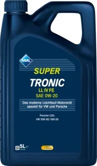 Масло моторное SuperTronic LL IV FE 0W-20 5л ARAL 0W20 SU LL 5L