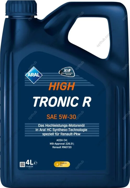 Масла моторные HighTronic R 5W-30 4л HIGHTRONIC R 5W-30 4X4L ARAL 5W30 HI TR R 4L (фото 1)