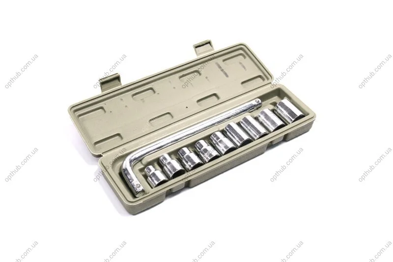 Набор головок и бит 10 ед., квадрат 1/2 CR-V ARMER ARM-B0003 (фото 1)