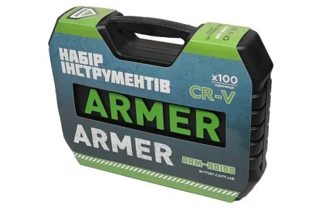 Набір інструментів 100 од. CR-V <> ARMER ARM-B0100