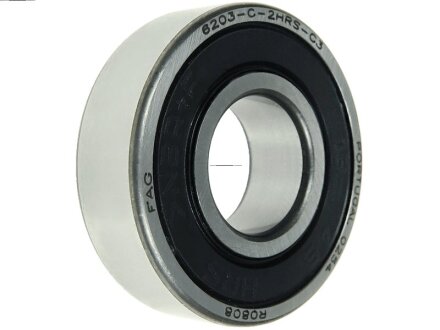 Підшипник кульковий d>30 ПІДШИПНИК КУЛЬКОВИЙ 140087 (17X40X12) FAG PT / 6203-C-2HRS-C3 ABE9004(FAG)(BULK)-ua AS-PL ABE9004(FAG)(BULK)