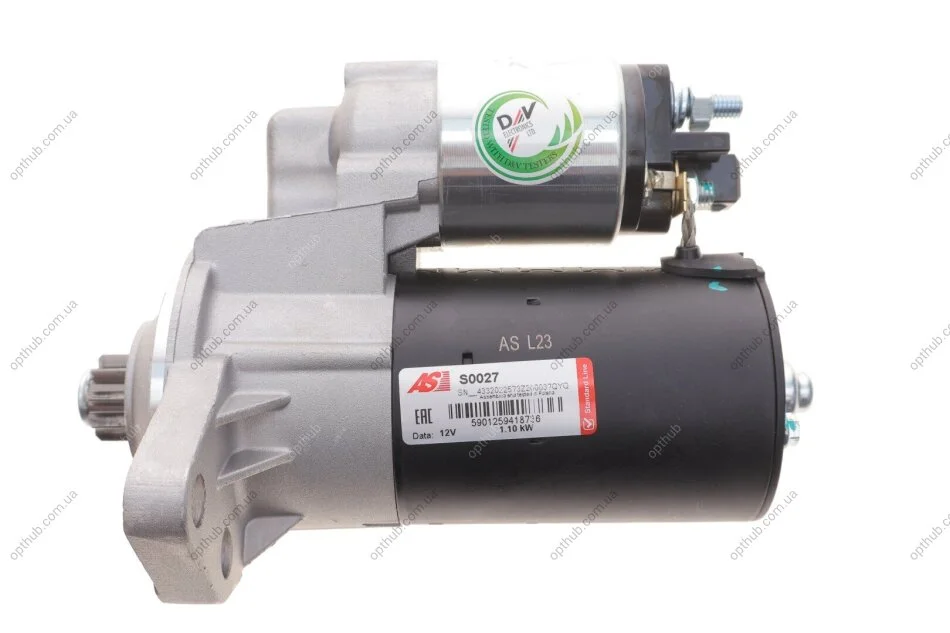 Стартер CS1062 PL AS-PL S0027 (фото 1)