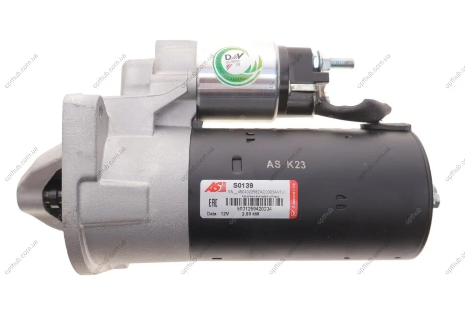 Стартер CS1389 PL AS-PL S0139 (фото 1)