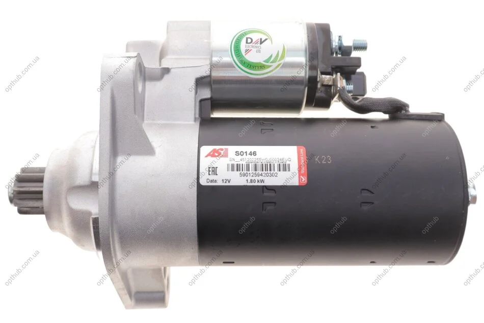 Стартер CS1266 PL AS-PL S0146 (фото 1)