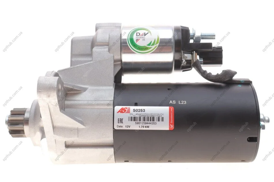 Стартер Стартер CS1286 PL AS-PL S0253 (фото 1)