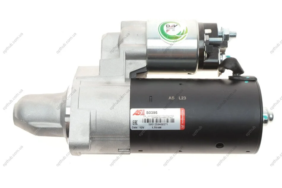 Стартер CS1072 PL AS-PL S0395 (фото 1)