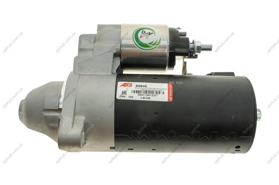 Стартер CS1586 PL AS-PL S0540 (фото 1)